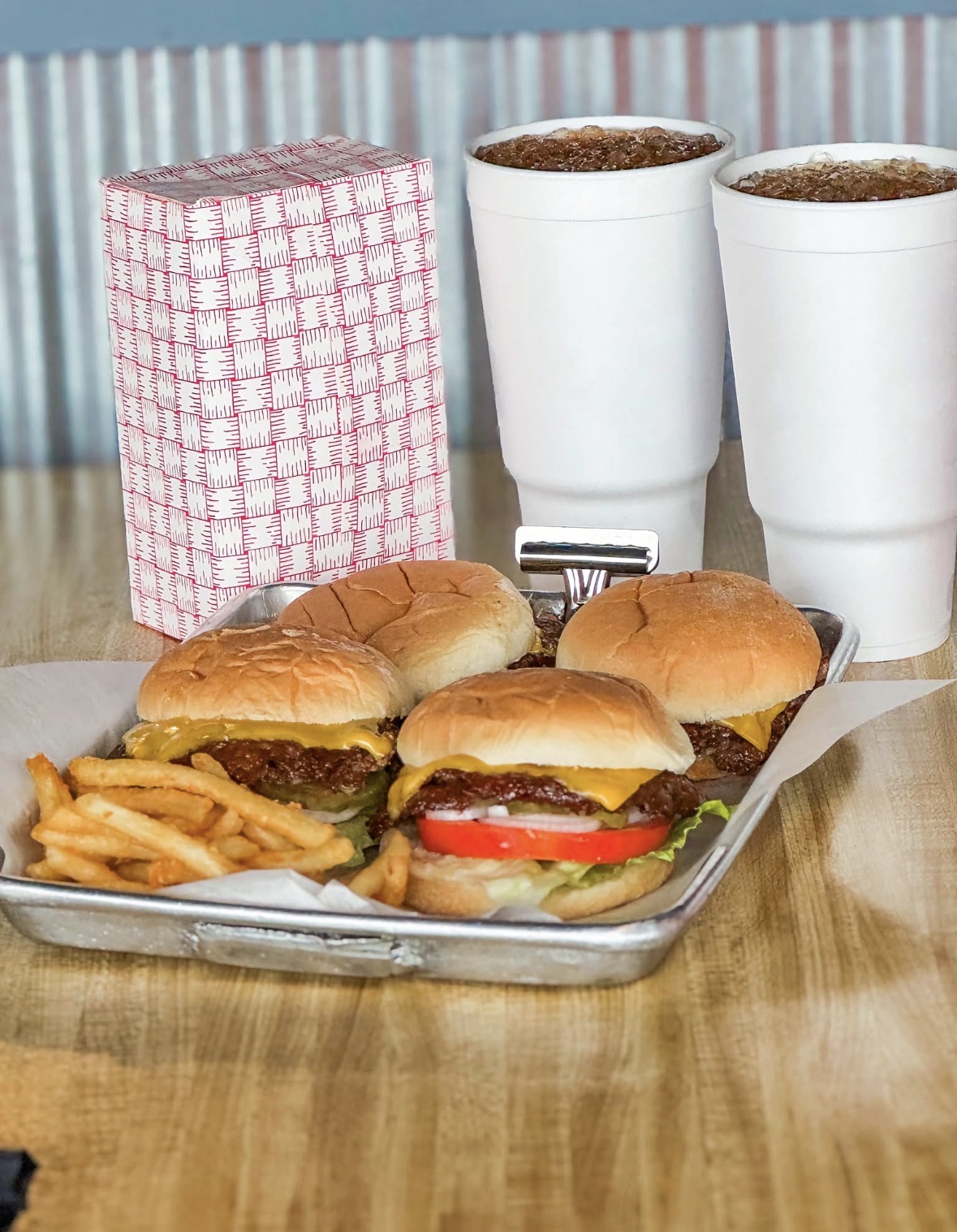 Burger King burgers fries and drinks